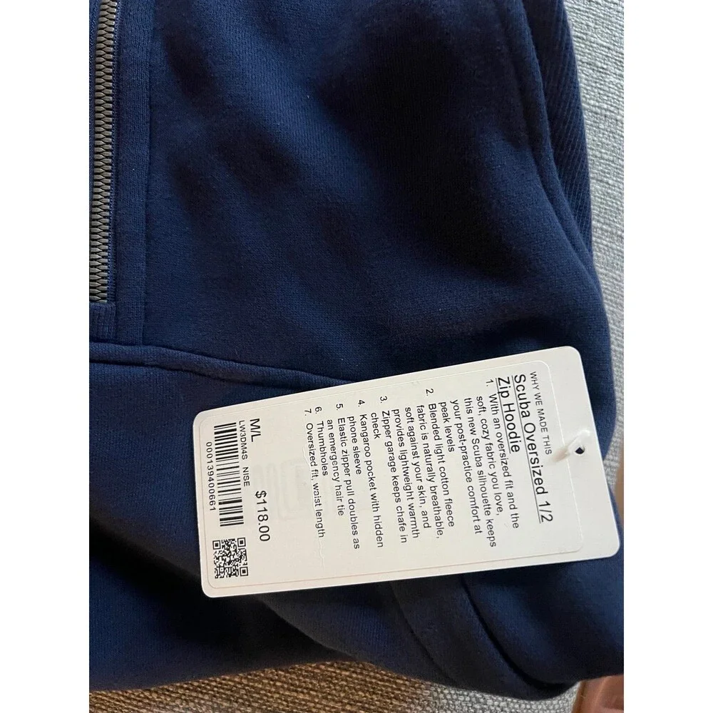 Lululemon Scuba half zip night sea - Picture 4 of 4